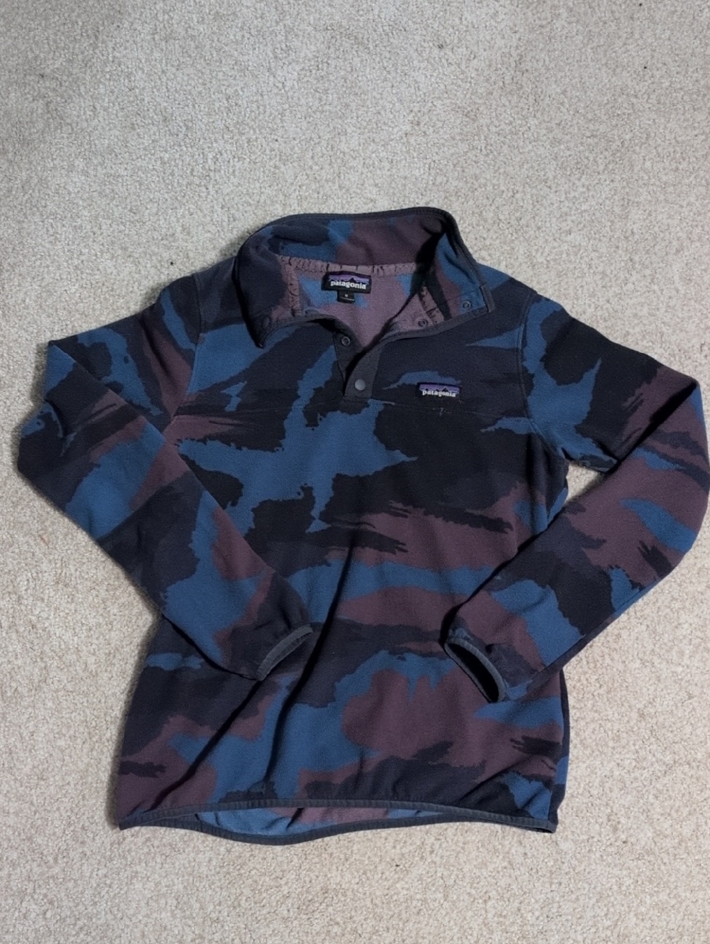 Patagonia Micro D Fleece Camo Quarter Zip